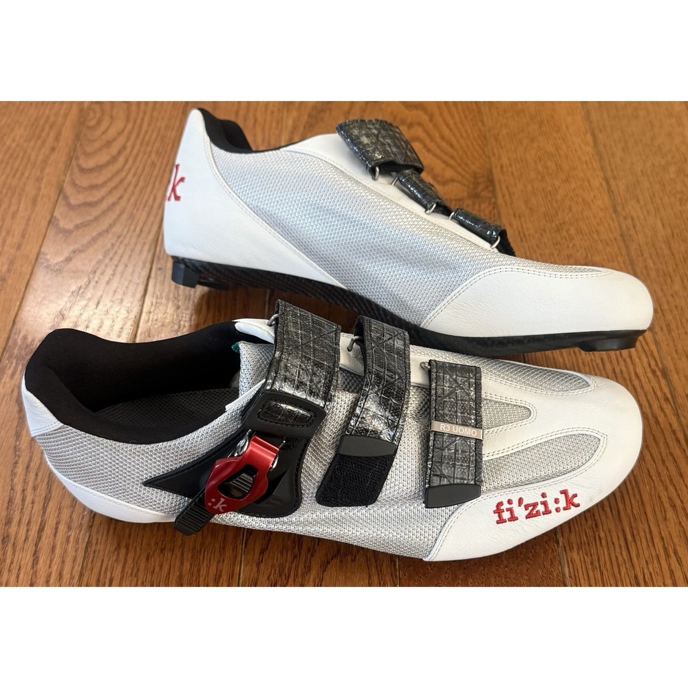 fizik cycling bike shoes Men's Sz 9.5 Eur 43.5 M5 uomo Made Italy Carbon Fiber